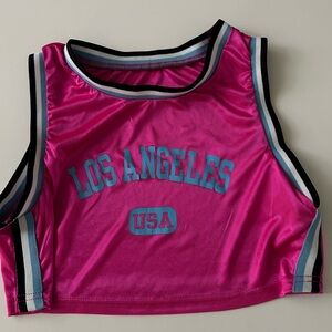 Pink Sleeveless Kids Top